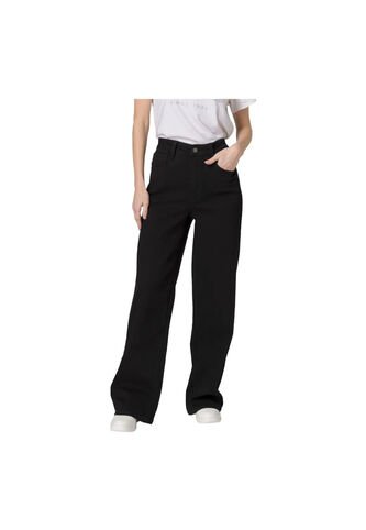 Pantalon CAT Mujer DENIM WIDE LEG Negro CAT CAT