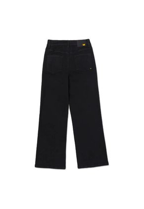 Pantalon CAT Mujer DENIM WIDE LEG Negro CAT
