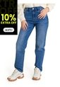 Pantalon Mujer CAT DENIM HIGH-RISE STR Azul CAT de CAT