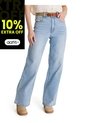 Pantalon Mujer CAT DENIM WIDE LEG Azul CAT de CAT