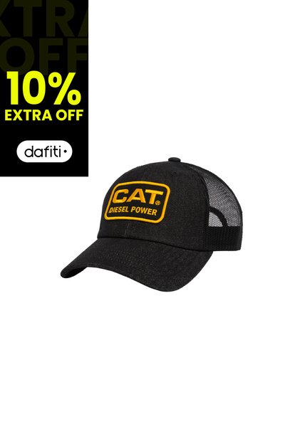 Gorra Hombre Cat Denim Mesh Trucker H Negro CAT