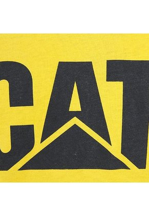 Camiseta Caterpillar Original Logo Tee Amarillo