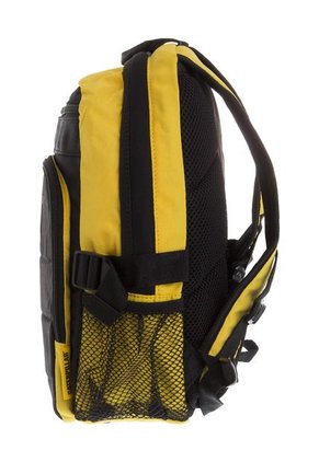 Morral Caterpillar Backpack Pequeño Negro-Amarillo