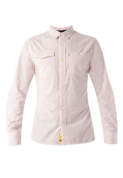 Camisa Caterpillar Rojo Claro