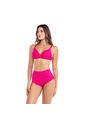 Panty De Baño Talle Alto Fucsia Chamela  46255 de Chamela