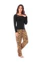 Pantalón De Pijama Animal Print- Chamela 29339 de Chamela