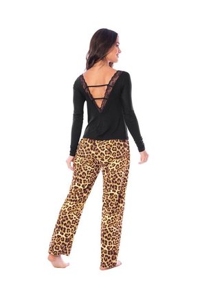 Pantalón De Pijama Animal Print- Chamela 29339