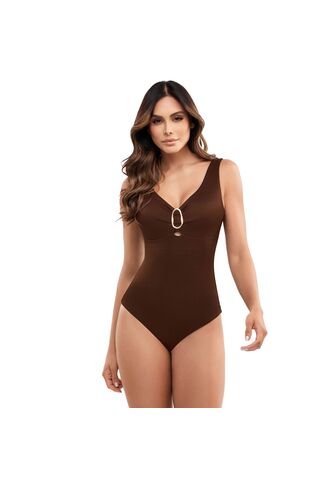 Vestido De Baño  Entero Café 45055 Chamela
