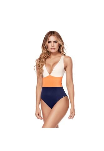 Vestido  De Baño  Entero Multicolor Chamela  45315 Chamela