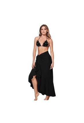 Top De Baño Triangulo Negro Chamela   45385