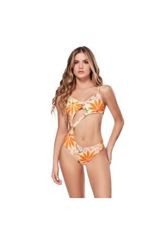 Trikini Con Argolla Estampado Chamela 45555 Chamela