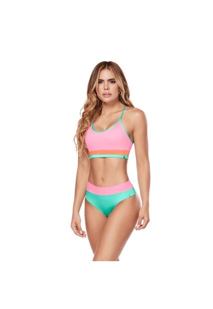 Top De Baño Multicolor Chamela  45625