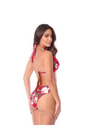 Panty De Baño Talle Medio Estampado - Chamela 29635