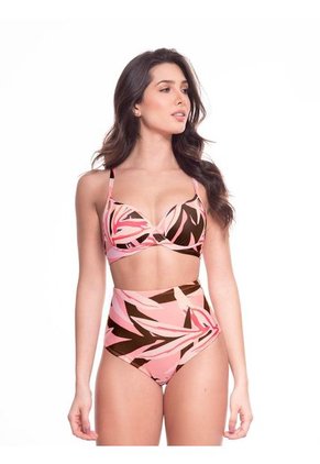 Panty De Baño Talle Alto Con Control De Abdomen