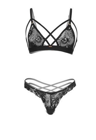 Bralette Lush By Negro Chamela 42100 Chamela