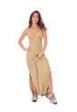 Vestido Largo De Tiras Elaborado En Rib Chamela 29547 de Chamela