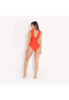 VESTIDO DE BAÑO TERRACOTA CHAMELA 40365