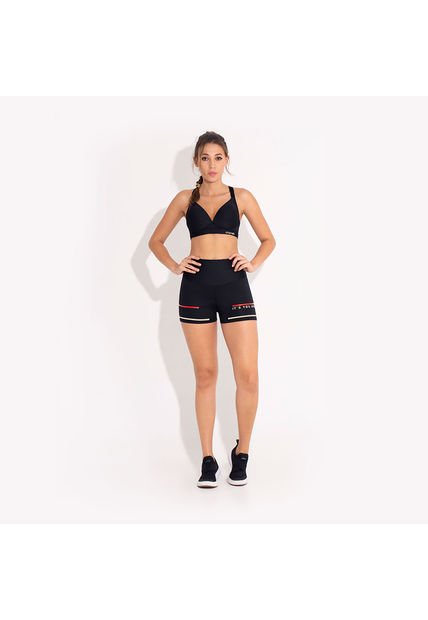 SHORT DEPORTIVO NEGRO CHAMELA 40689