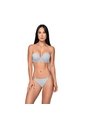 Brasier  Megabra Strapless Azul Chamela 47210 de Chamela