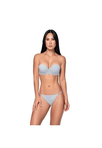 Brasier  Megabra Strapless Azul Chamela 47210 Chamela