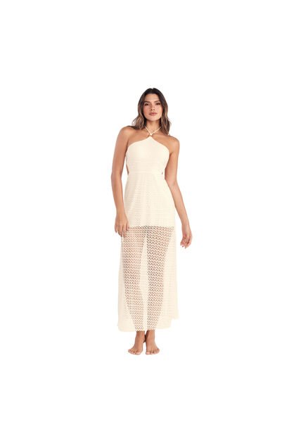 Salida  De Baño Vestido Crudo Chamela  46755