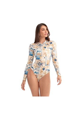 Vestido  De Baño  Entero Estampado Chamela  47755 Chamela