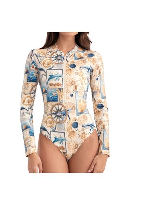 Vestido De Baño Entero Estampado Chamela 47755