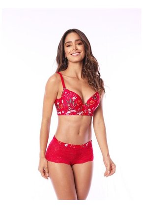 Panty Cachetero En Encaje - Chamela 29164