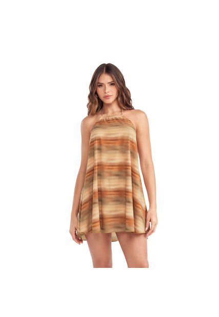 Salida  De Baño Vestido Estampado Chamela  46565