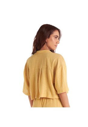 Camisa Salida De Baño Amarillo Chamela  43755