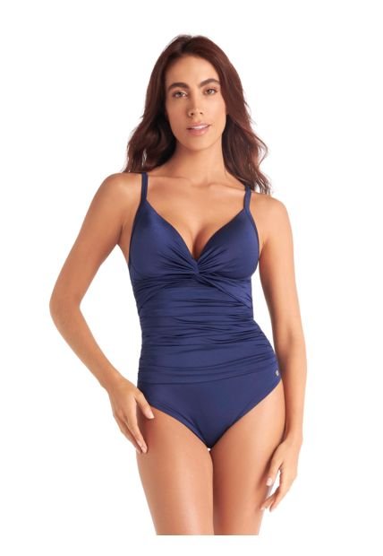 Vestido De Baño Entero Azul Entero  43825