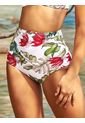 Panty De Baño Talle Alto Estampado - Chamela 26275 de Chamela