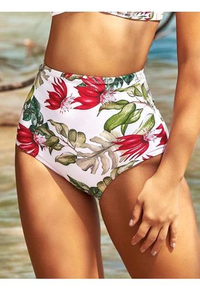 Panty De Baño Talle Alto Estampado - Chamela 26275