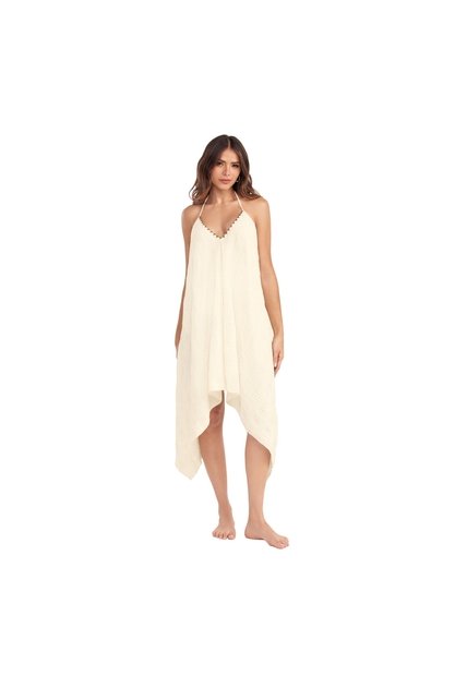 Salida  De  Baño Vestido Vainilla Chamela 46905