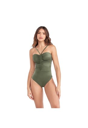 Vestido De Baño Entero Oliva Verde Chamela 46875