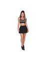 Falda Short Negro Chamela 43409 de Chamela