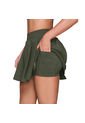 Falda Short Verde Militar Chamela 43409 de Chamela