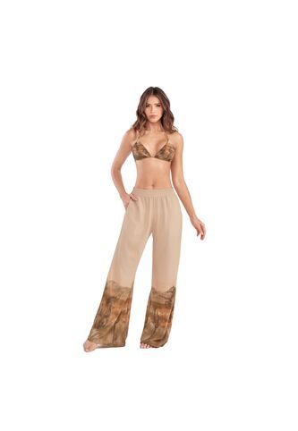 Salida  De Baño Pantalón Estampado Chamela  46525  Chamela
