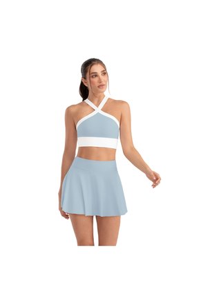 Falda Short Chamela Azul Claro 47889