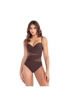 Vestido De Baño Entero Café Chamela 46615