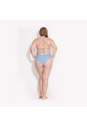 VESTIDO DE BAÑO AZUL CHAMELA 40335