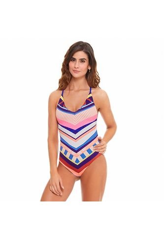 Vestido De Baño Estampado Chamela 41185 Chamela