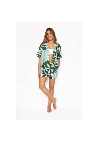 Salida De Baño Camisa Estampado Chamela 43235 Chamela