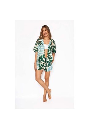 Salida De Baño Camisa Estampado Chamela 43235