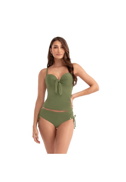Tankini De Baño Chamela Verde Militar 47395