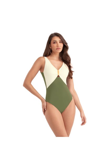 Vestido De Baño Entero Chamela Bicolor 47425