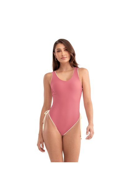 Vestido  De  Baño  Entero Chamela Palo De Rosa  47505