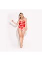 VESTIDO DE BAÑO ROJO CHAMELA 30745 de Chamela
