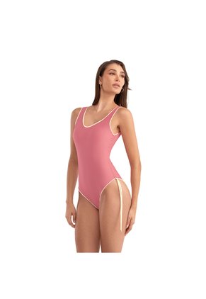 Vestido  De  Baño  Entero Chamela Palo De Rosa  47505