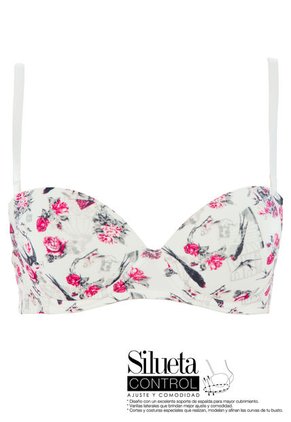 Brasier Chamela Blanco-Multicolor